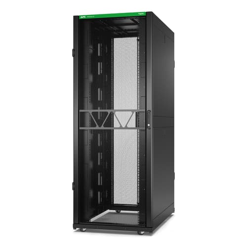 APC NetShelter SX Gen 2 - Rack kabinet - 1991 H x 750W x 1200D mm, med Sides - gulvstående - sort - 42U - 19 - TAA-kompatibel - for P/N: SMT1000RM1U, SMT750RM1U, SRTL10KRM4UT, SRTL5KRM2UI-HW, SRTL5KRM2UT-HW, SRTL8KRM4UT