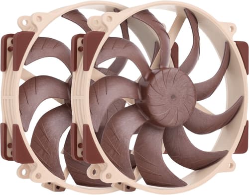 Noctua NF-A14X25R G2 PWM SX2 PP - system fan kit - Kabinet køler - 140mm - Brun