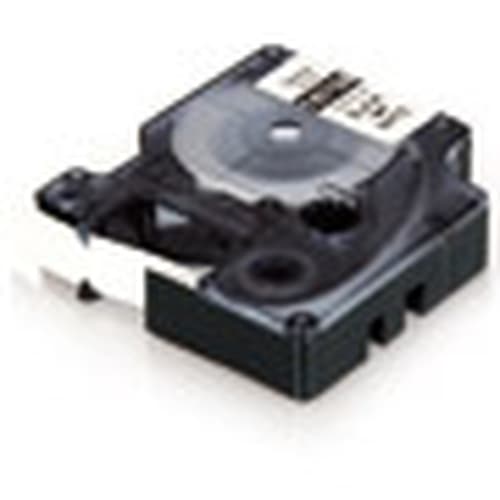 Dymo Tape Rhinopro Vinyyli 12mm Musta/valkoinen