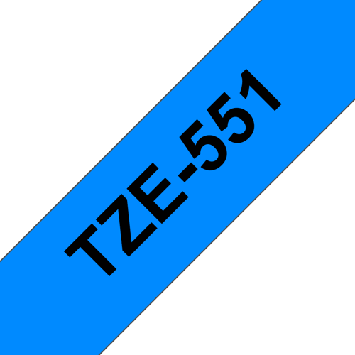 Brother Tape 24mm Tze-551 Sort/blå