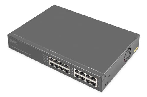 Digitus 8-port Gigabit Ethernet Poe Injektor, 802.3bt, 250 W billede