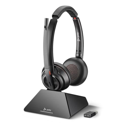 Hp Poly Savi 8220 Dect Stereo Microsoft Teams Sort billede