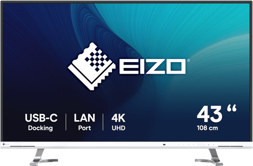 EIZO FlexScan EV4340X-WT 42.5" IPS 3840 x 2160 (4K) HDMI DisplayPort USB-C 61Hz