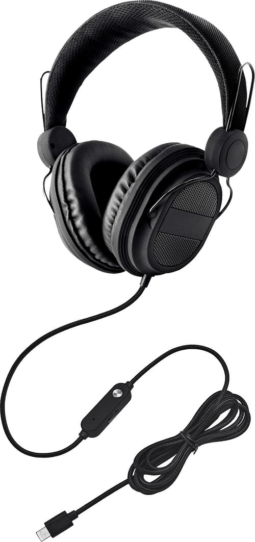 Voxicon Over-ear Hörlurar 822c Usb-c Svart