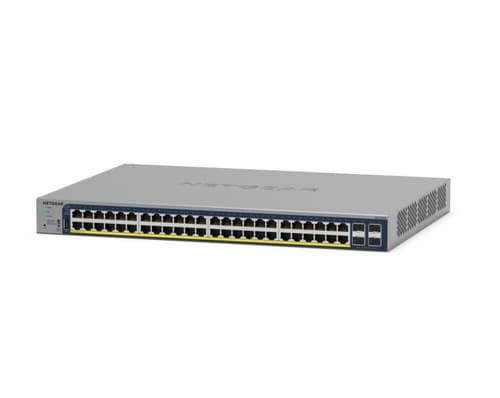 Netgear Gs728tp Administreret L2/l3/l4 Gigabit Ethernet (10/100/1000) Strøm Over Ethernet (poe) Grå billede