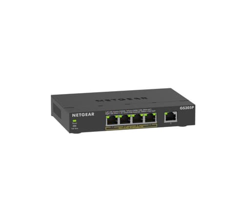 Netgear Gs305pv3 5-port Gigabit Ethernet Unmanaged Poe+ 63w billede