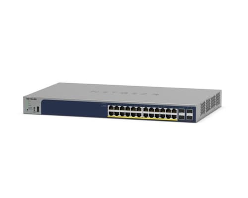 Netgear Gs728tpp Hallittu L2/l3/l4 Gigabit Ethernet (10/100/1000) Power Over Ethernet -tuki Harmaa