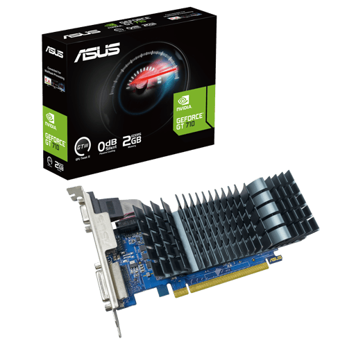 Asus Evo Silent Geforce Gt 710 Lp 2gb billede