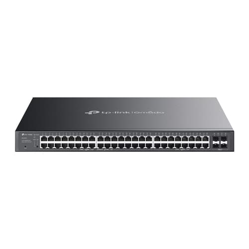 Tp-link Omada Sg2452lp Nettverkssvitsj Håndtert L2/l2+ Gigabit Ethernet (10/100/1000) Strøm Over Ethernet (poe) 1u Sort