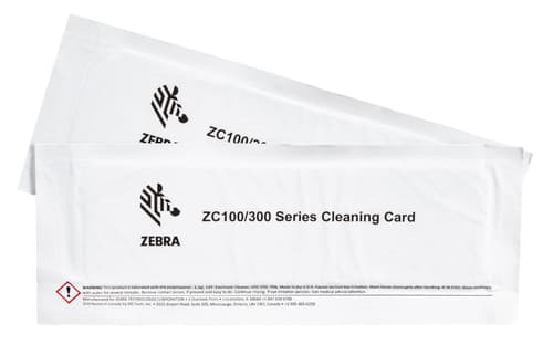 Zebra Cleaning Card Kit (improved) 2pcs - Zc100/300 billede