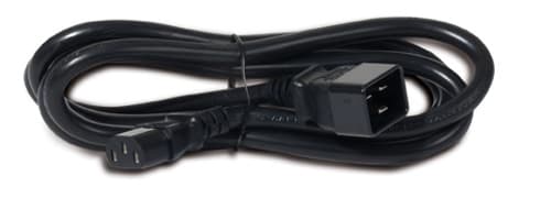 Apc C13/c20 2m Black C20 Coupler C13 Coupler 2m C20 C13 Svart