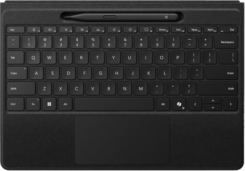 Microsoft Surface Pro Flex Typecover + Pen 2 Microsoft Surface Pro 10, Microsoft Surface Pro 11 Pohjoismainen Musta