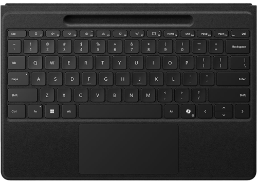 Microsoft Surface Pro Flex Typecover Nordisk Sort billede