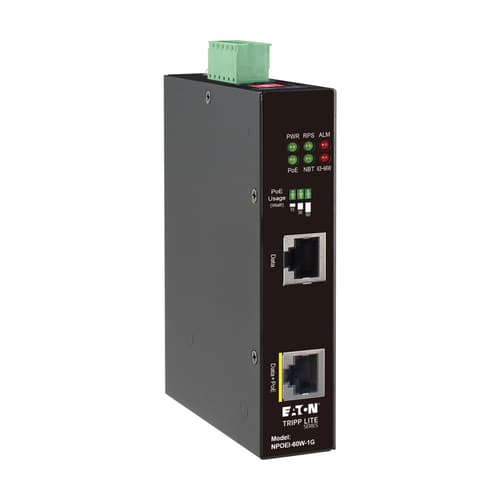 Eaton Gigabit Poe-injector Poe++ 802.3bt 60w Din billede