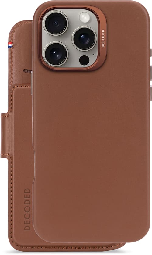 Decoded Leather Detachable Wallet mobiltelefon etui 17,5 cm (6.9") Tegnebogsetui Brun
