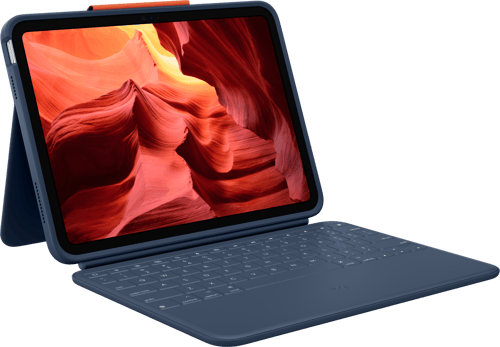 Logitech Rugged Combo 4 Ipad 10th Gen, Ipad 11th Gen Sininen