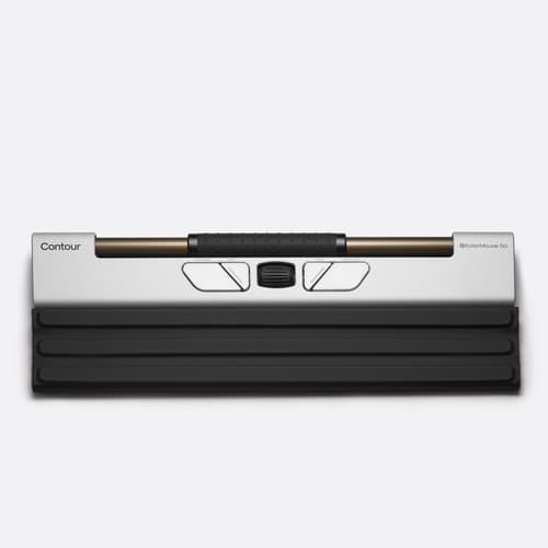 Contour Design Rollermouse Go Rf Wireless + Bluetooth + Usb-a Rullestav Sort, Sølv