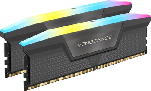 Corsair Vengeance RGB DDR5-6000 - 32GB - CL36 - Dual Channel (2 pcs) - AMD EXPO & Intel XMP - Grå med RGB