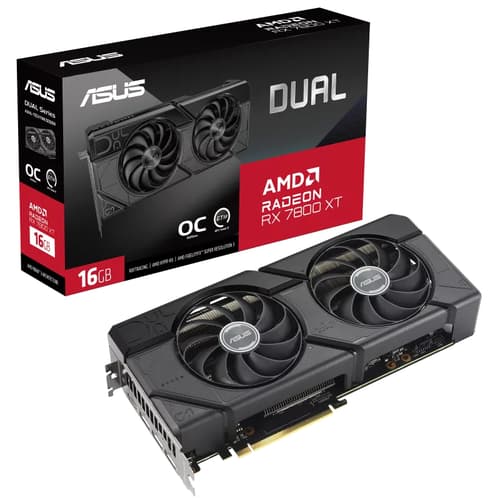 最安値Radeon RX 7800 XT OC Edition 16GB asus-radeon-rx-7800-xt-16gb-
