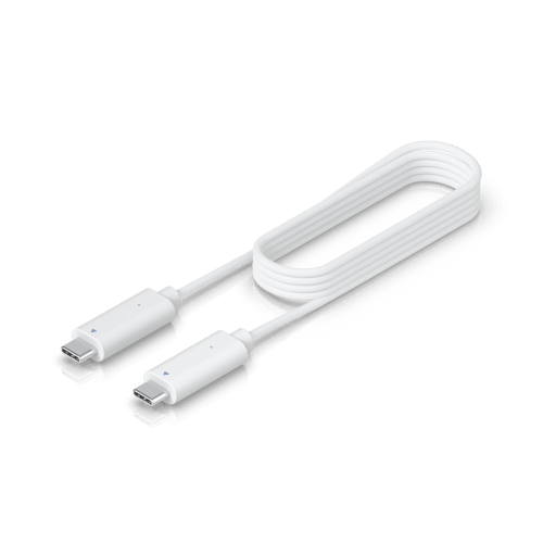 Ubiquiti - USB-kabel - 24 pin USB-C (han) til 24 pin USB-C (han) - 1 m - hvid