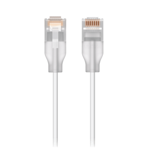 Ubiquiti Unifi Etherlighting Patch Cable Rj-45 Cat 6 15m Läpikuultava, Valkoinen