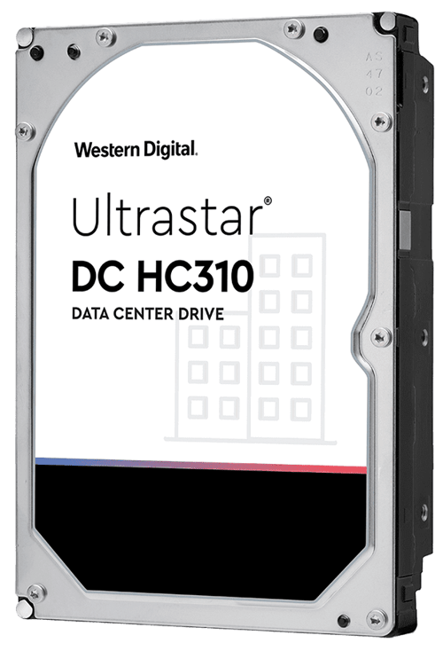Wd Ultrastar Dc Hc310 6tb 512e Se 3.5" 7200r/min Sas Harddisk