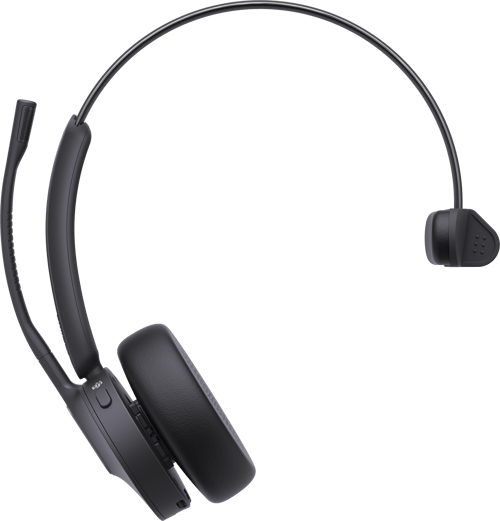 Yealink Wh64 Mono Teams Headset Usb-c Microsoft Teams Svart