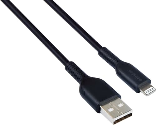 Cirafon Sync/charge Cable Am To Lightning 0.5m 0.5m Musta