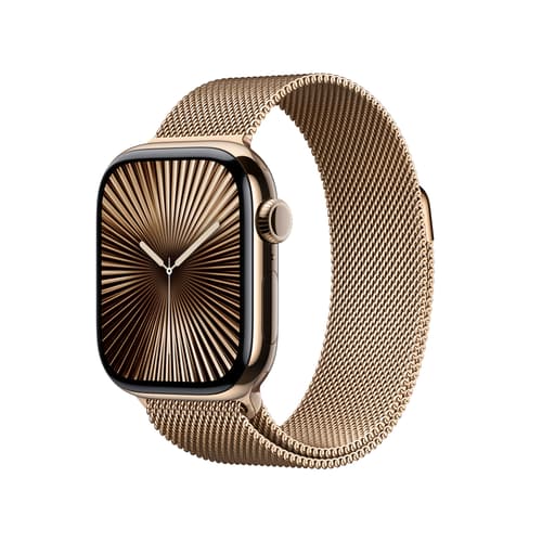 Apple Watch Series 10 OLED 42 mm Digitaal 374 x 446 Pixels Touchscreen 4G Goud Wifi GPS MX083QF A Dustin