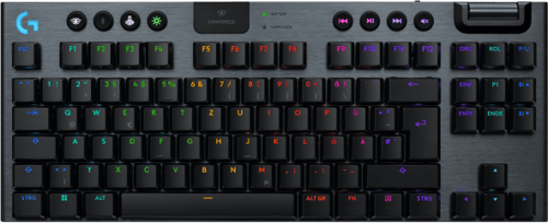 Logitech G915 X Lightspeed Tkl Linear Kablet Og Trådløs Logitech Gl Linear Nordisk