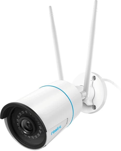 Reolink W320 - Netværksovervågningskamera - kugle - udendørs - vandtæt - farve (Dag/nat) - 5 MP - 2560 x 1920 - fast brændvidde - audio - trådløs - WiFi - LAN 10/100 - H.264 - DC 12 V