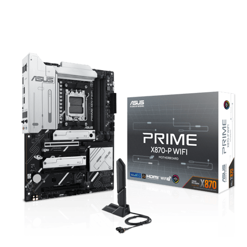 Bundkort ASUS Prime X870-P WIFI - AMD X870, AM5, ATX