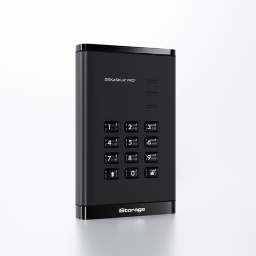 Istorage Diskashur Pro3 Hdd 256-bit Fips 140-3 Level 3 500gb Sort