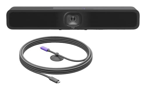 Logitech Meetup 2 Konferenssikamera + Logitech Active Usb-c -kaapeli