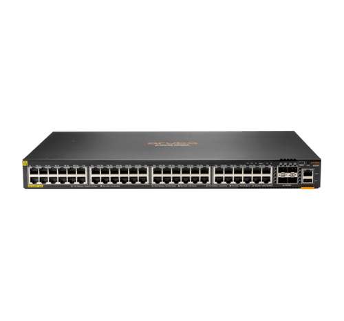 HPE Aruba 6200F 48G Class4 4SFP+ 740W Switch 52-porte 10 Gigabit PoE+