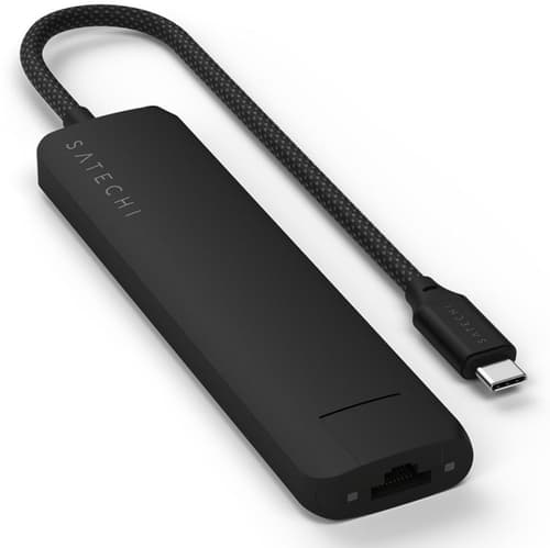 Satechi 7-in-1 Usb-c Multiport Adapter Med Ethernet Usb-c