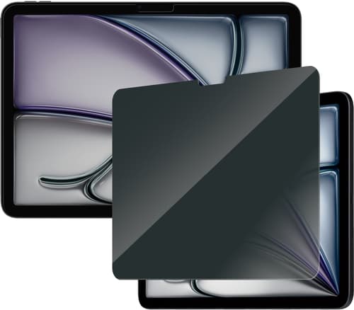 PanzerGlass - Skærmbeskytter for tablet - ultrabred pasform - glas - med fortrolighedsfilter - 10,9 eller 11 - rammefarve sort - for Apple 10.9-inch iPad  11-inch iPad Air (M2, M3)  iPad A16 Wi-Fi, A16 Wi-Fi + Cellular