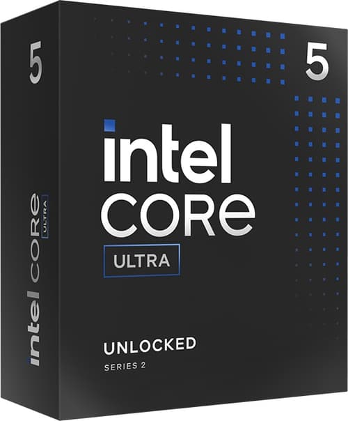 Intel Core Ultra 5-245K Arrow Lake CPU - 5.2GHz 14-kerne - LGA1851 - Intel Boxed without heatsink/fan - GEEKD.dk