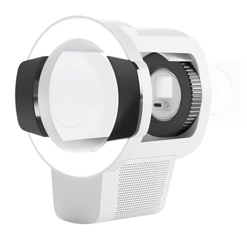 Ubiquiti UniFi AI Enhancer - Infrarød/LED-kombooplyser - med radar - DC 5 V - 15 Watt - hvid