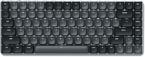 Satechi Sm1 Slim Mechanical Keyboard Kablet Og Trådløs Nordisk billede