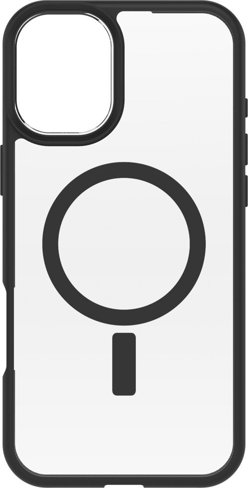 Otterbox React Magsafe Iphone 16 Plus Sort, Transparent billede