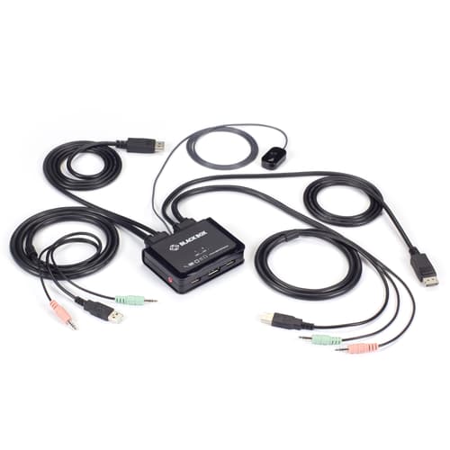 Black Box 4k60 Displayport Cable Kvm Switch