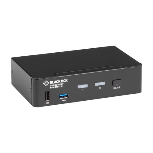 Black Box Kvmc4k-2p Kvm Switch Usb-c 4k 2-port