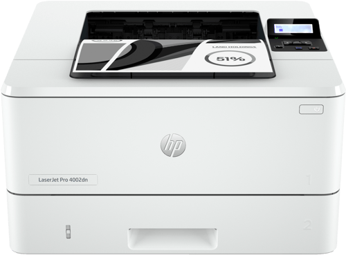 HP LaserJet Pro 4002dn - Printer - S/H - Duplex - laser - A4/Legal - 4800 x 600 dpi - op til 40 spm - kapacitet: 350 ark - USB 2.0, Gigabit LAN