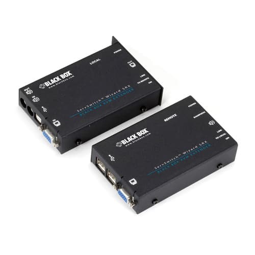 Black Box Kvm Extender Over Catx - Vga Audio Usb 1.1
