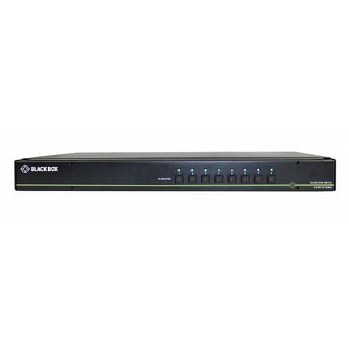 Black Box Niap 3.0 Secure Kvm Switch - 4k Dp Usb 8-port