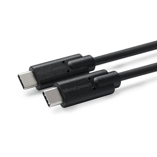 Microconnect Usb3.1cc3 Usb-kaapeli Usb 3.2 Gen 2 (3.1 Gen 2) 3 M Usb C Musta 3m Usb-c Usb-c Musta