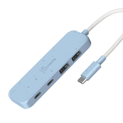 J5 Create Eco-friendly Usb-c To 4-port Type-c/a Gen 2 Hub