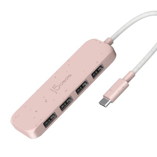 J5 Create Eco-friendly Usb-c To 4-port Type-a Gen 2 Hub Usb-c 3.2 Gen 1 (3.1 Gen 1) Usb 3.2 Gen 2 (3.1 Gen 2) Type-a