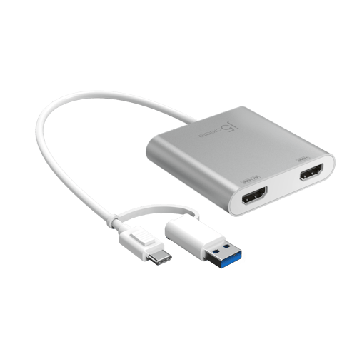 J5 Create Jca365-n Usb-c To Dual Hdmi Multi-monitor Adapter